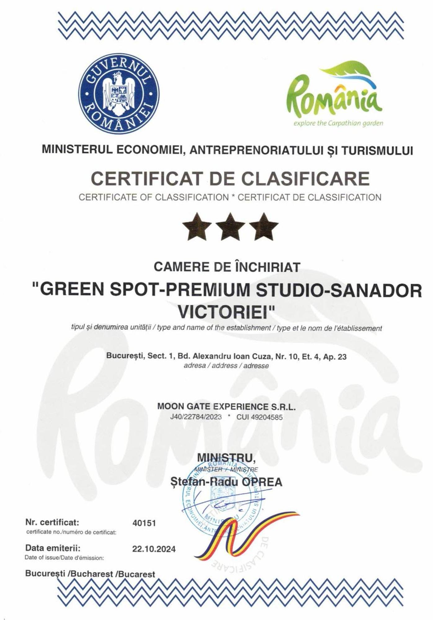 Green Spot - Premium Studio - Sanador Victoriei Bukarest Exterior foto